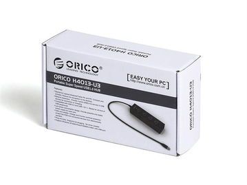 ORICO H4013 U3便攜式USB3.0高速集線器 簡約設計，高效擴展
